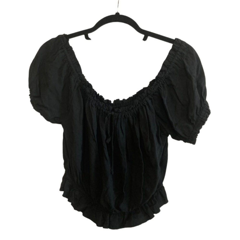 Adorable Brandy Melville Black Crop Top